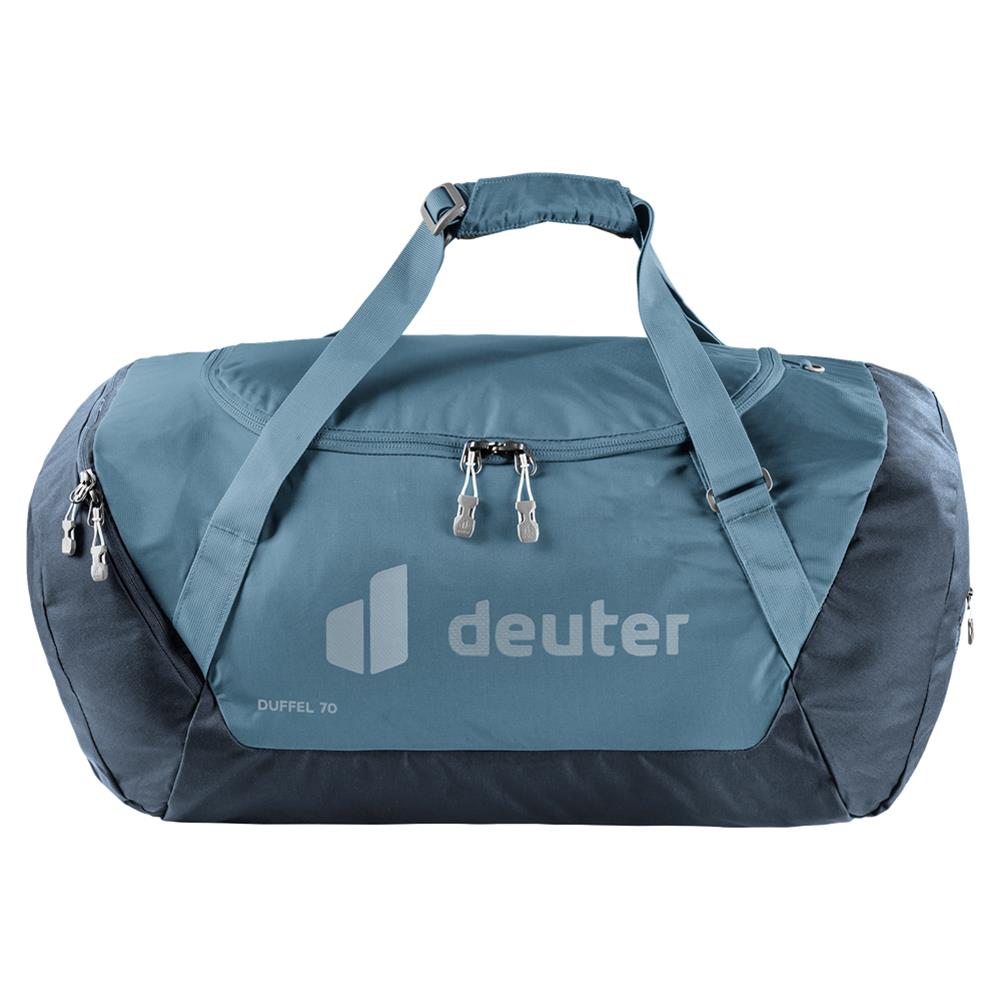 deuter Duffel 70, Reisetasche, atlantic-ink (blau), mit Seitentasche und Netzinnentasche