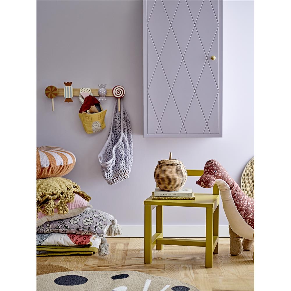 Bloomingville MINI Rudy Garderobe Braun Holz Kindergarderobe 42 x 14 x 7 cm