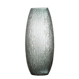 Bloomingville Brock Vase Grau Glas Bodenvase 22x50cm
