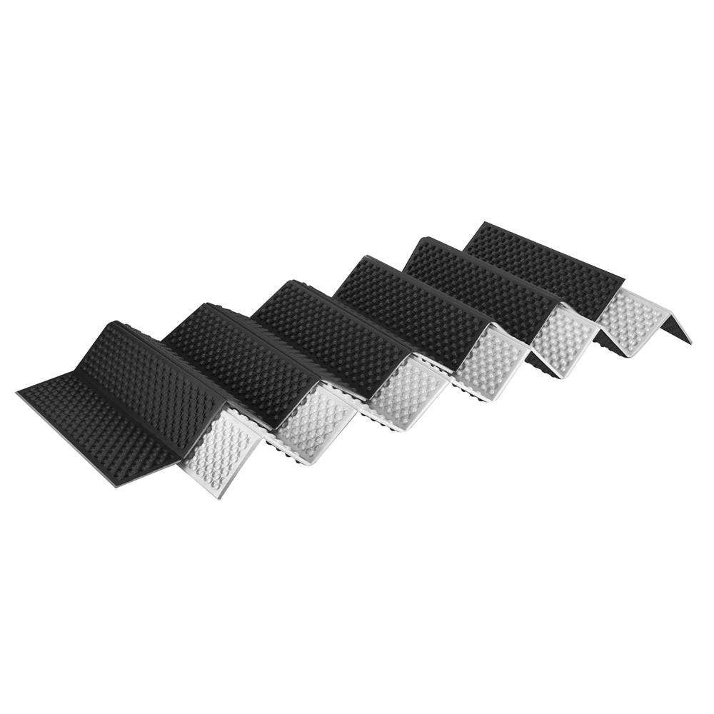 NILS CAMP Campingmatte faltbar 195 cm in schwarz - isolierende Outdoor Matte für Trekking & Camping
