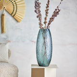 Bloomingville Brock Vase Grau Glas Bodenvase 22x50cm