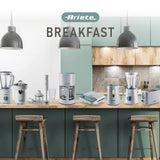 Ariete Breakfast Toaster, Weiß, 2-Scheiben-Toaster mit Sandwichzangen, Klassisches Design