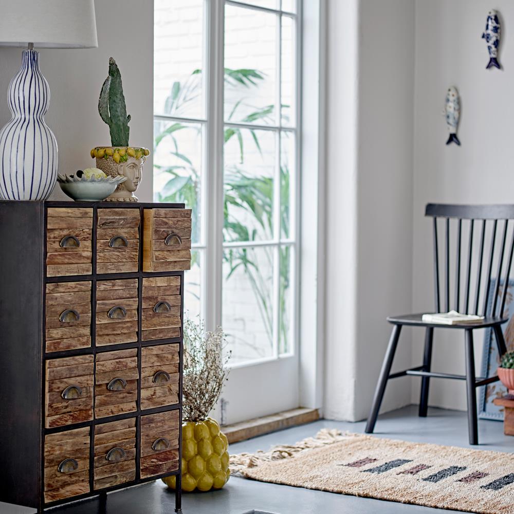 Bloomingville Limone Blumentopf Steingut gelb D16,5xH16 cm mediterranes Design