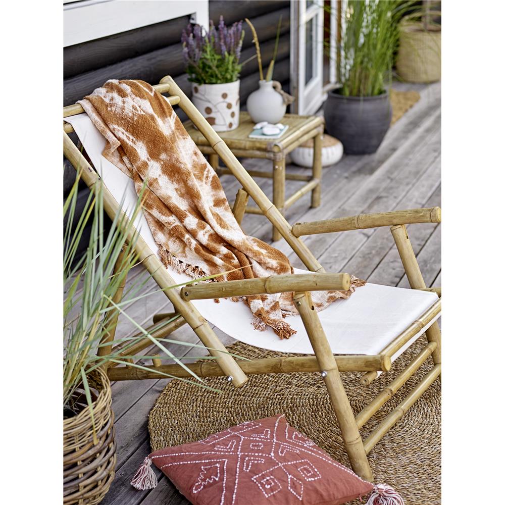 Bloomingville Janis Blumentopf Weiß Terrakotta Übertopf Dekotopf dänisches Design elegant floral
