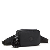 Kipling ABANU MULTI, 2-in-1-Crossbody- und Bauchtasche, Black Noir (schwarz), Schultertasche