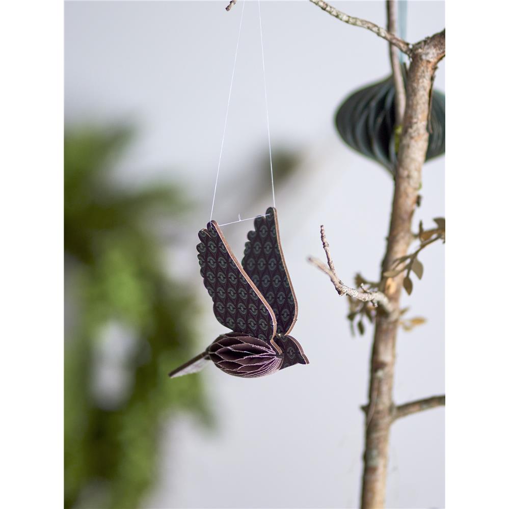 Bloomingville Sagalin Baumanhänger Vogel 11,5cm Braun Christbaumschmuck Weihnachtsschmuck Weihnachtsdekoration dänisches Design