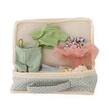 Bloomingville MINI Lara Puppe mit Stoffkoffer aus Polyester, bunt, 6er Set
