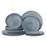 Bloomingville Sandrine Geschirrset Blau Steingut 12-teilig – blaues Keramikset