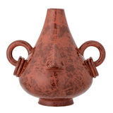 Bloomingville Tarun Deko‑Vase braun aus Steingut – skulpturale Vase für Wohnzimmer