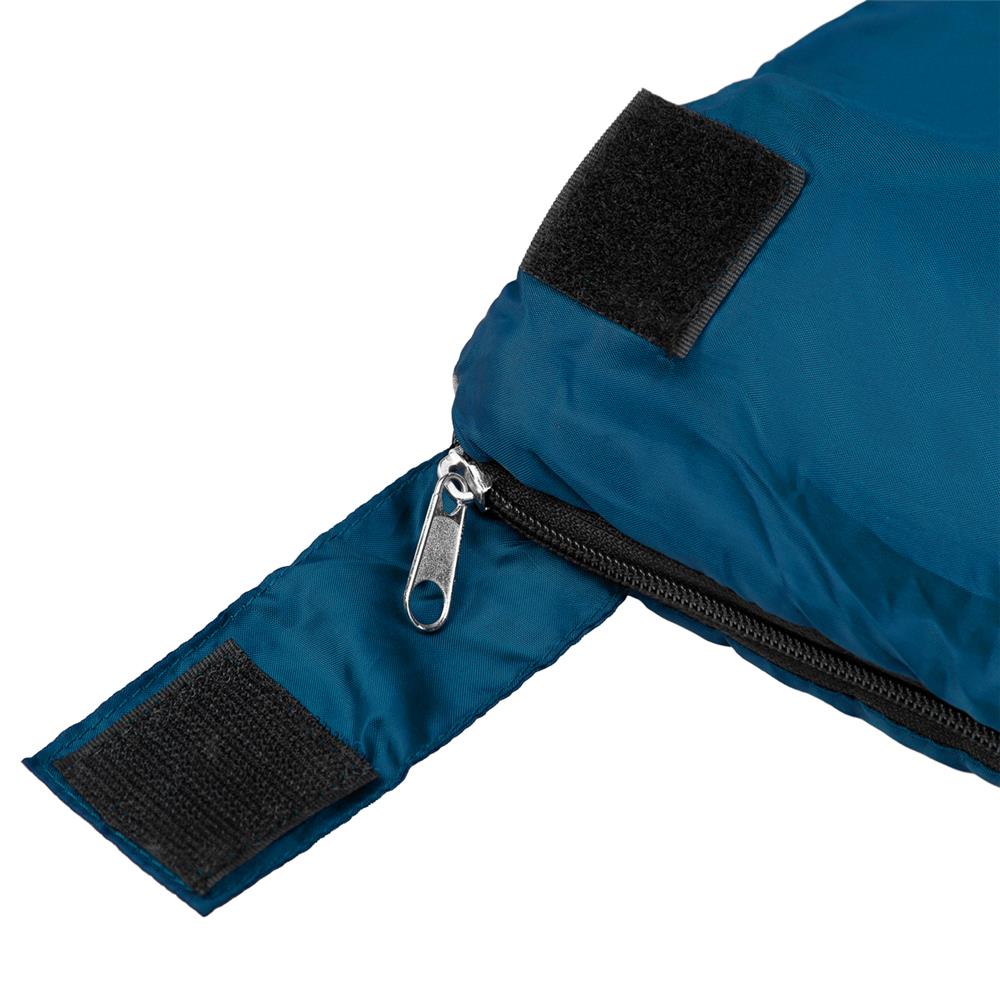 NILS CAMP Schlafsack Blau-Rot - leichter Sommerschlafsack für Camping, Trekking & Outdoor
