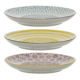 Bloomingville Patrizia Teller, 3er Set, 16cm, Steingut, dänisches Design