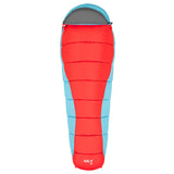 NILS CAMP Schlafsack Rot-Blau - Mumienschlafsack für Camping, Trekking & Outdoor