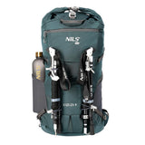 NILS CAMP Trekkingrucksack Kjolen 40L in Grün - Outdoor Rucksack mit Belüftung & Regenhülle