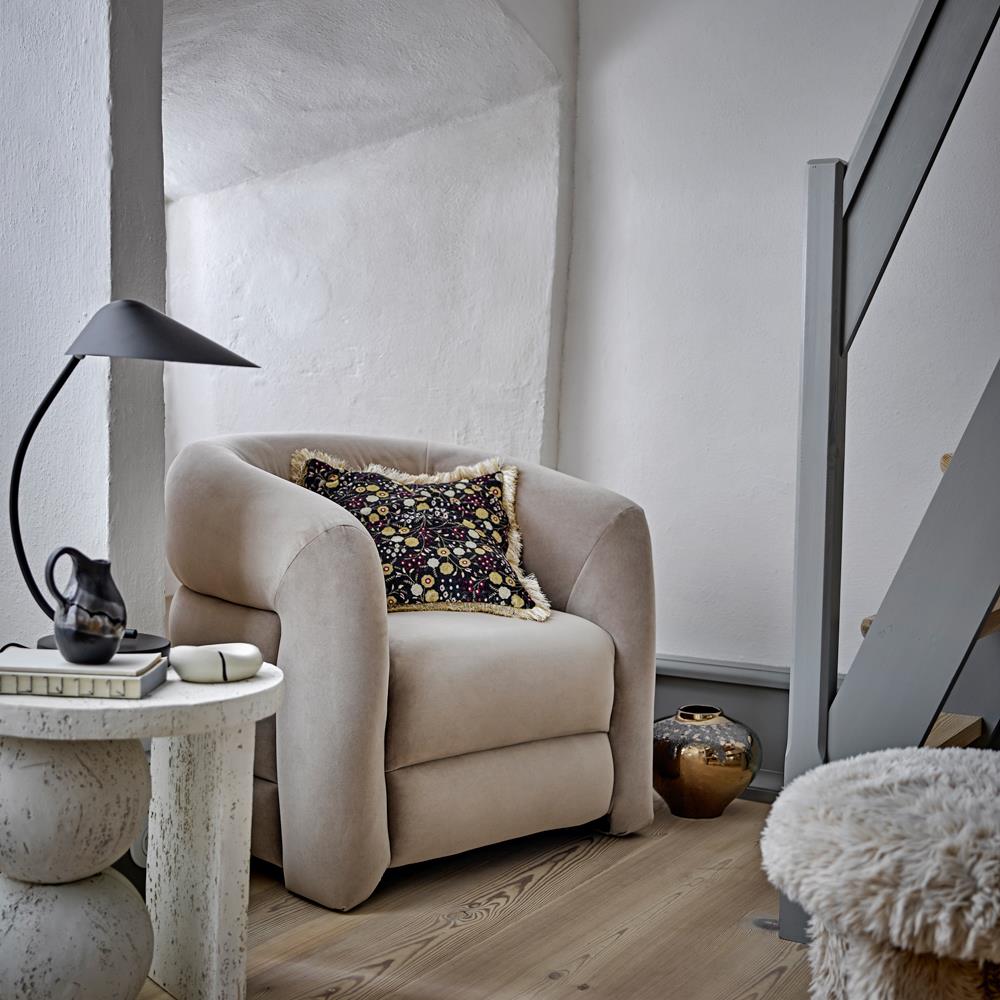 Bloomingville Nisella Tischlampe Schwarz Metall 50 cm