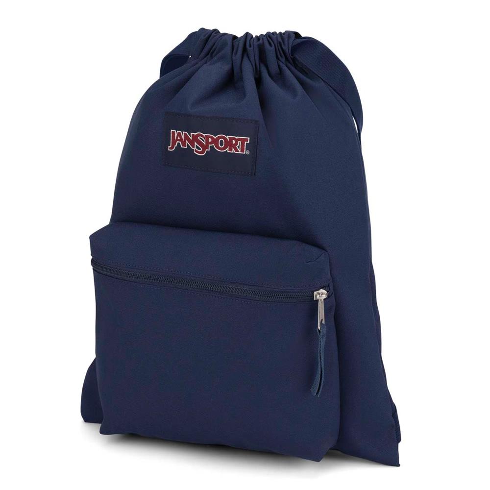 JanSport Drawsack, Navy (blau), 14L, Sportbeutel mit Kordelzug
