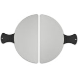 G3Ferrari elektrischer Pizzaofen Delizia 1200 W für Pizza Ø 31cm silber Pizzamaker mit feuerfestem Naturstein