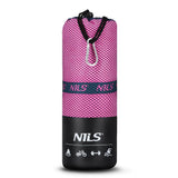 NILS Mikrofaserhandtuch 200x90 cm in Rosa - schnelltrocknendes Handtuch für Camping, Strand & Sport