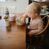 Mushie Trinkbecher 2er Set, Vanilla, BPA-frei