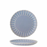 Bloomingville Latina Teller, Blau, 20 cm, Steingut, dänisches Design