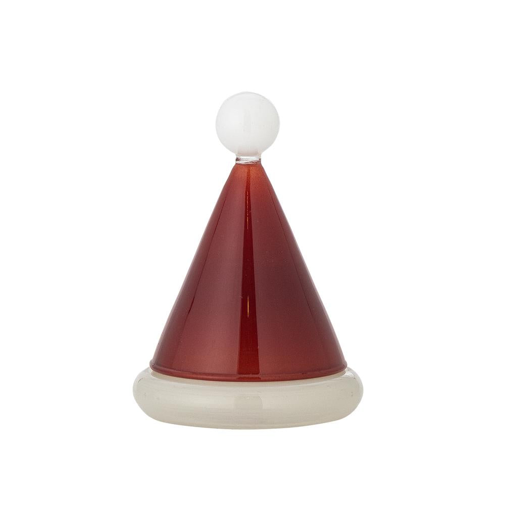 Bloomingville Patrice Zahnstocherhalter Rot Glas Tischdeko 10 cm