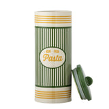 Bloomingville Stefano Gefäß mit Deckel 2200 ml bunt - Steingut Vorratsdose Pasta Vintage Design für Küche