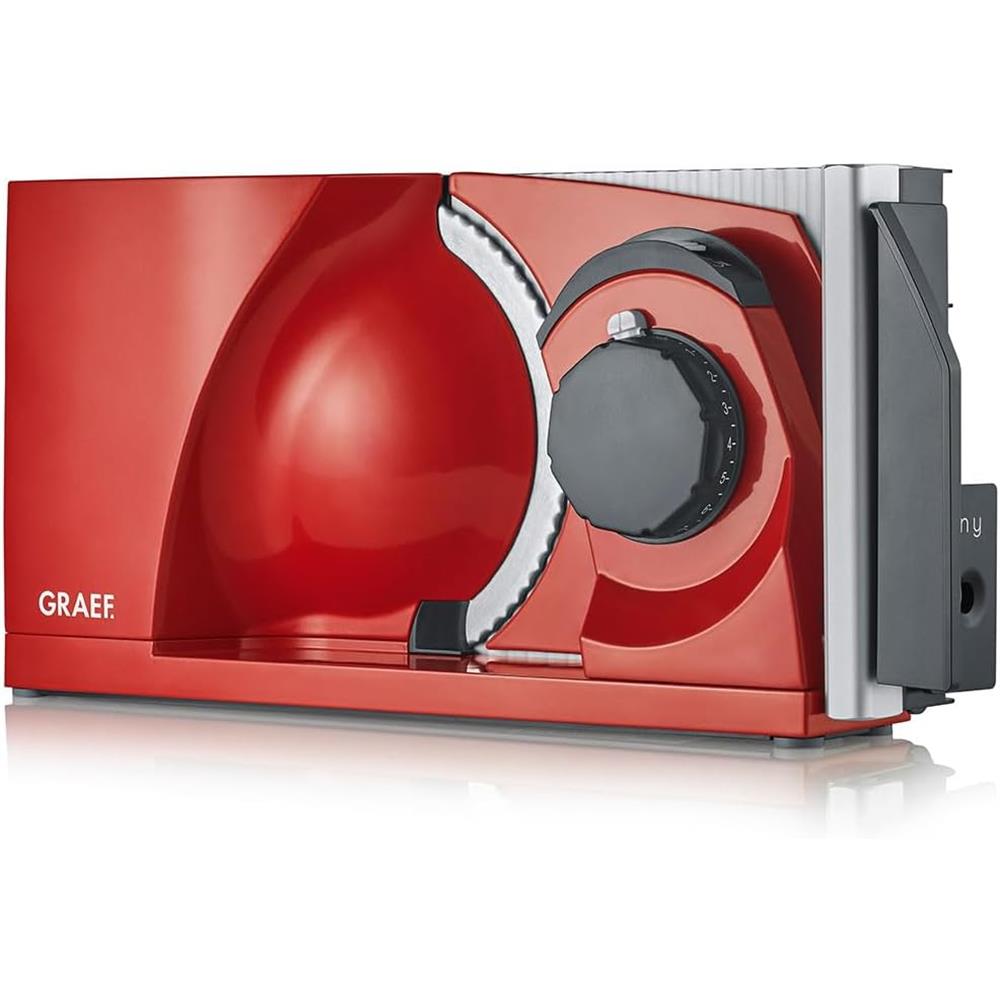 GRAEF MT1003 Klappbarer Allesschneider MYtiny Wellenschliffmesser rot | B-Ware