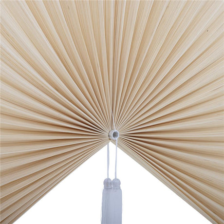 Bloomingville Jaime Wanddekoration aus Bambus in Natur – dekorative Wanddeko, L150xH110 cm