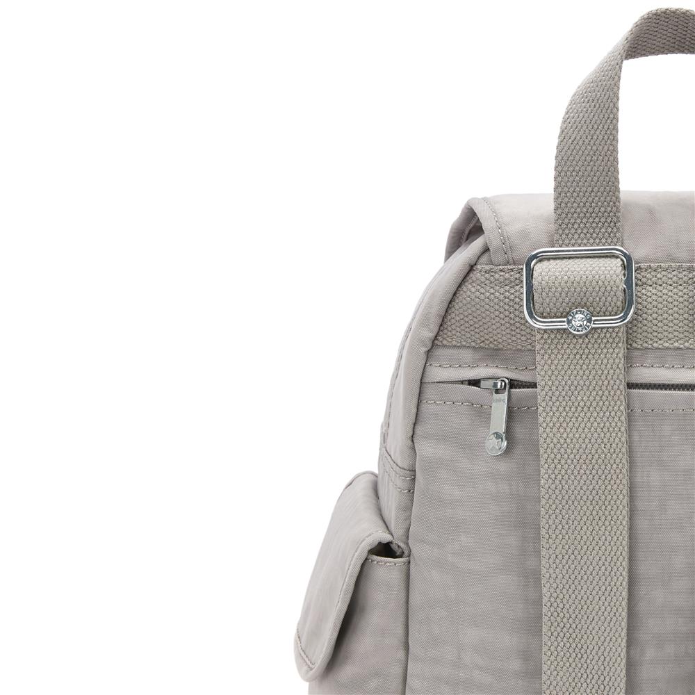 Kipling CITY PACK MINI, Extra kleiner Rucksack, Grey Gris (grau), 9L, Kompakt & Stylisch