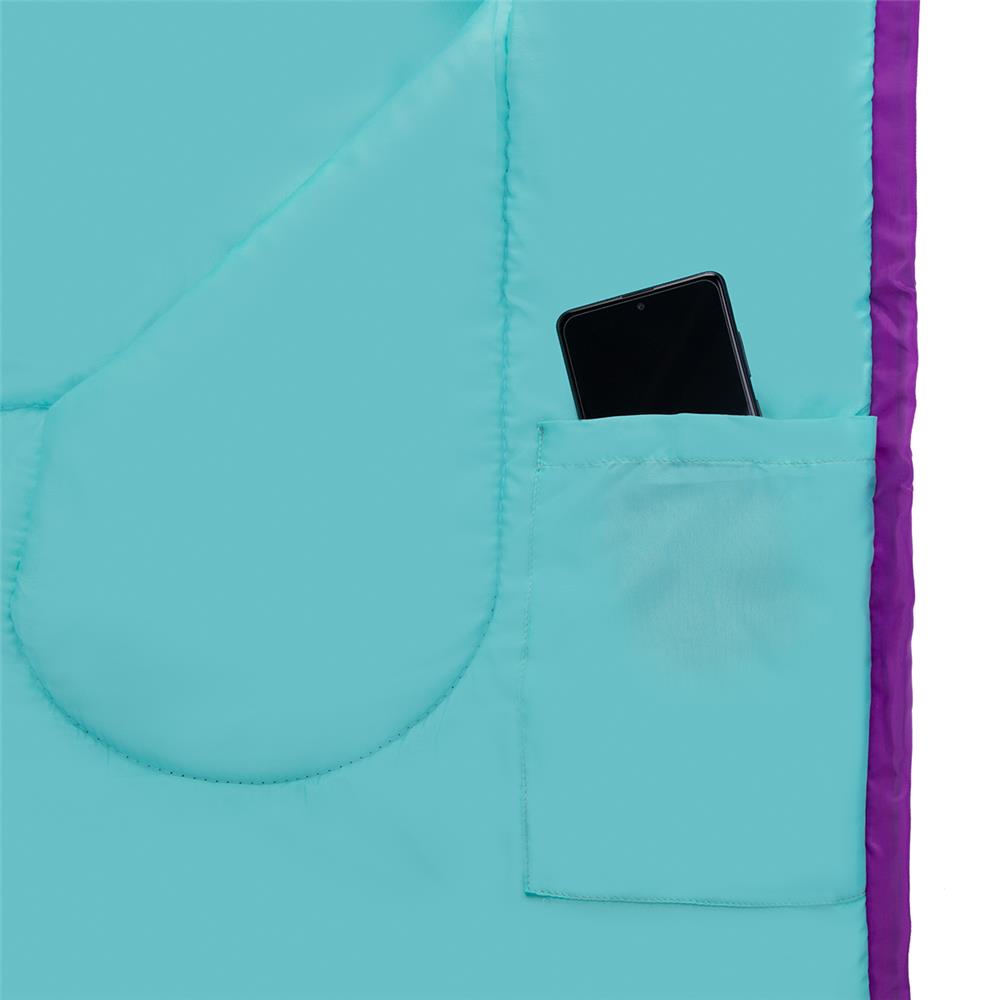 NILS CAMP Schlafsack Größe M Violett-Türkis - Mumienschlafsack für Outdoor, Trekking & Camping