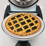 G3Ferrari elektrischer Pizzaofen Delizia 1200 W für Pizza Ø 31cm cool blue Pizzamaker mit feuerfestem Naturstein - Limitierte Edition