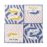 Bloomingville Remy Servietten Bunt Papier 33x33cm 20 Stück