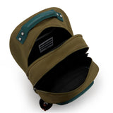 Kipling CLASS ROOM, Großer Schulrucksack mit 15-Zoll-Laptopfach, 28L, Black Khaki Block (grün)