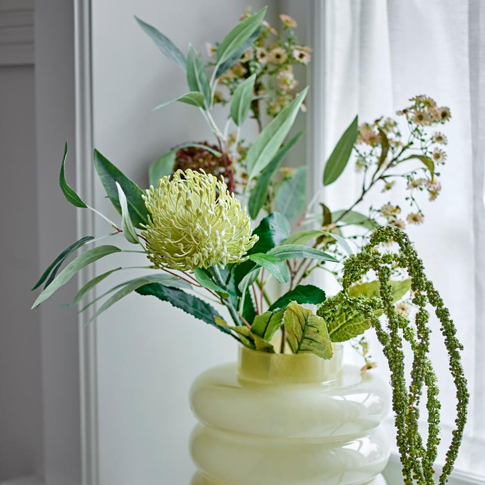 Bloomingville Waxflower Kunstblume Weiß 91cm naturgetreu Stiel