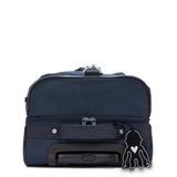 Kipling TEAGAN US, Kleine Reisetasche, Blue Bleu 2 (blau), 39L, Handgepäck, 2-Rollen