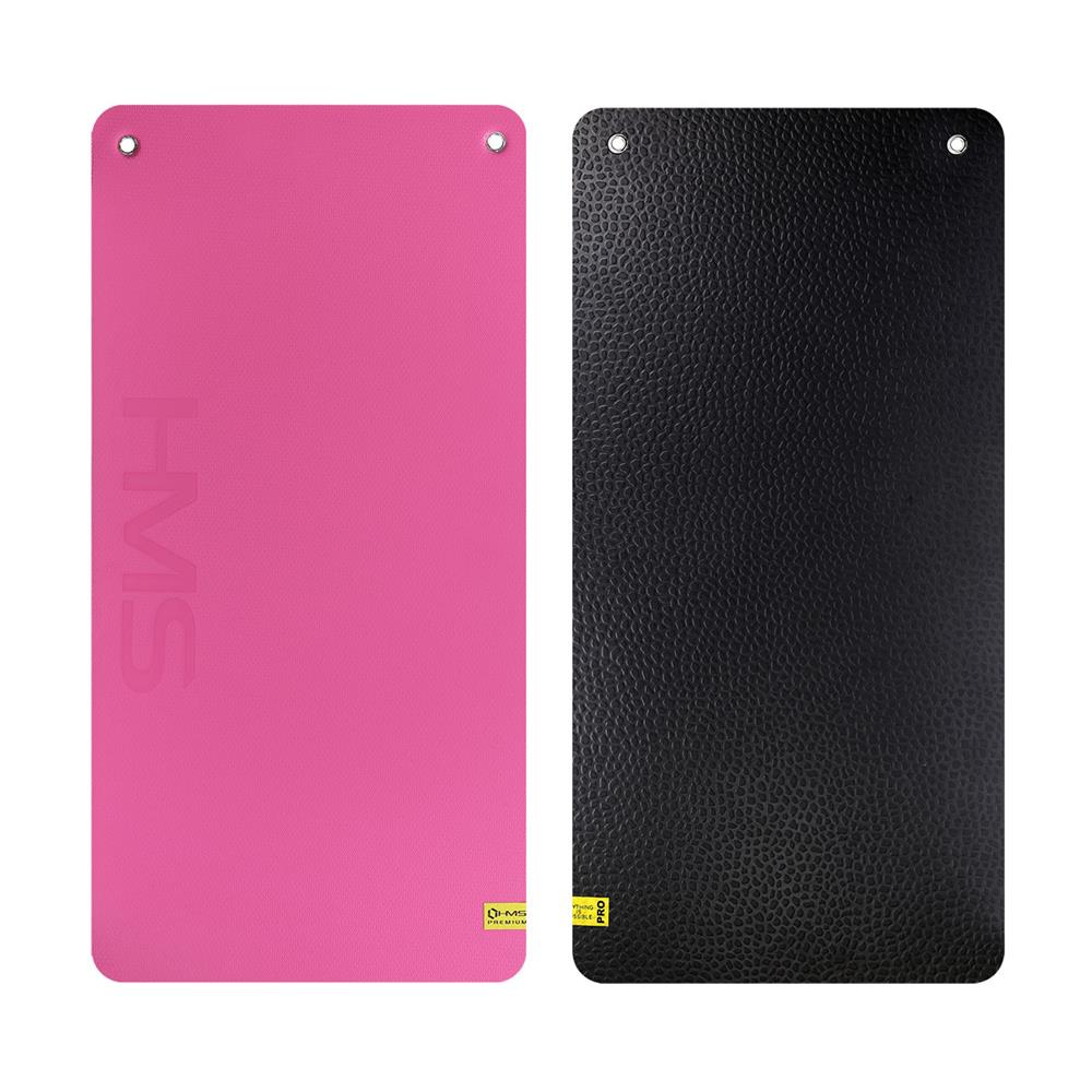 Fitnessmatte 120x60 cm 20 mm Rosa/Schwarz | HMS Premium MFK02