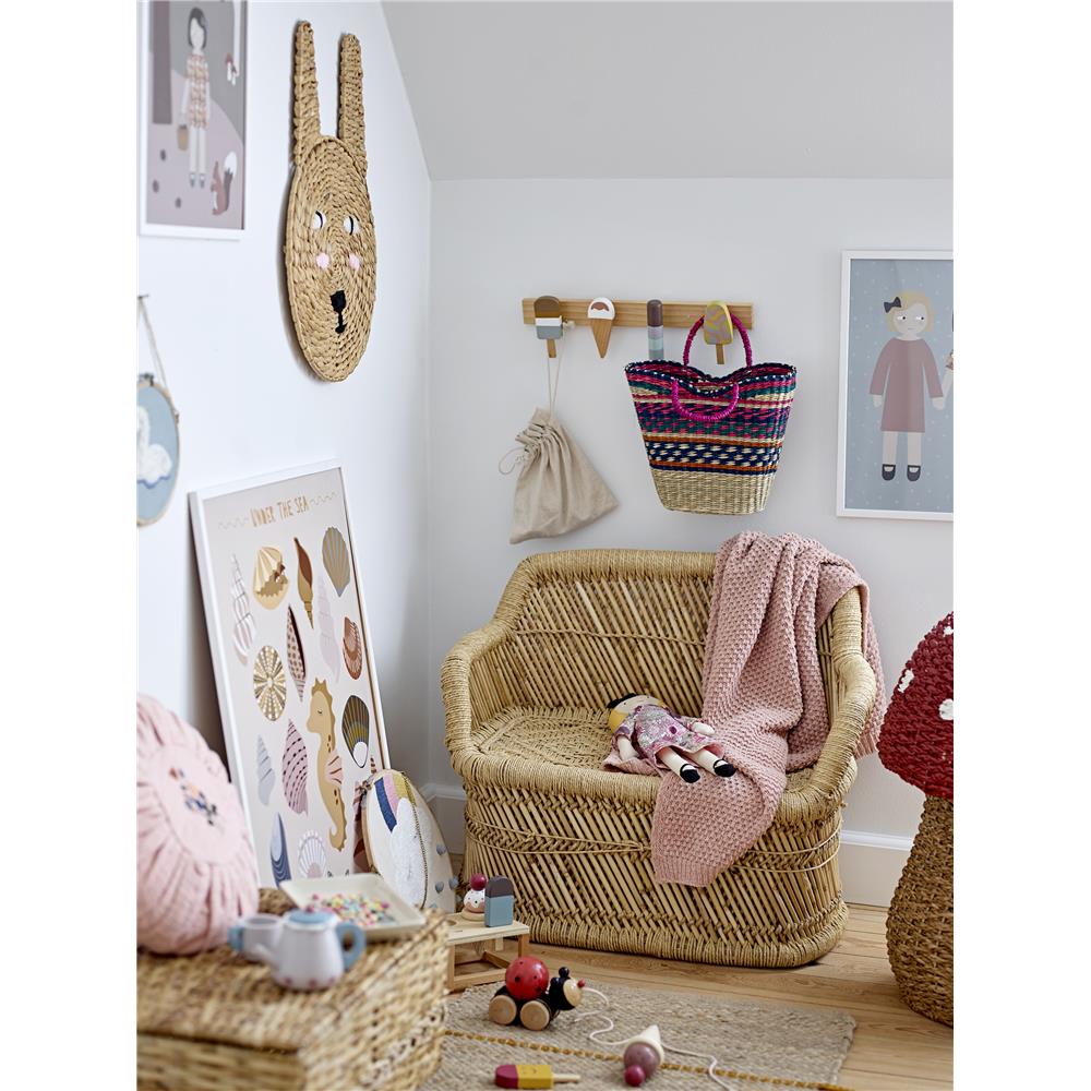 Bloomingville MINI Zyon Kleiderhacken Eis am Stiel Holz Wandgarderobe Kindergarderobe dänisches Design