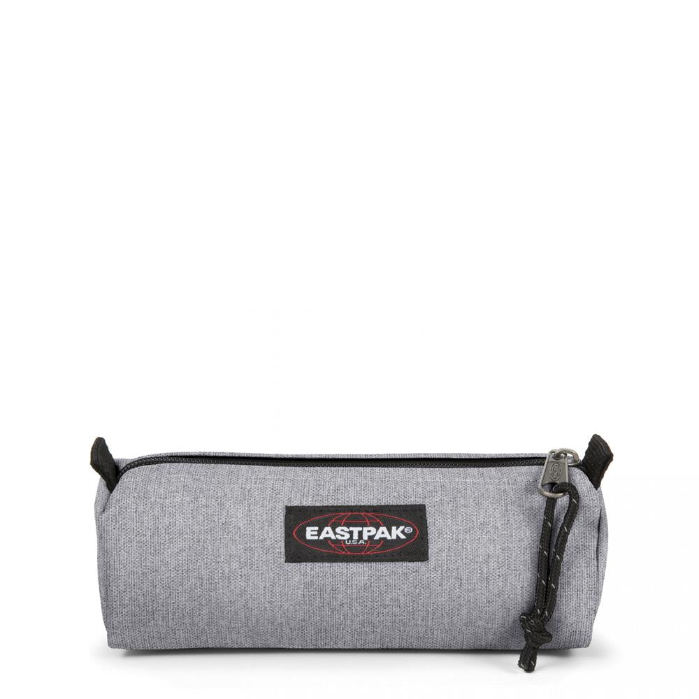 Eastpak BENCHMARK SINGLE, Federmäppchen, Sunday Grey (grau), kleine Federmappe, Federtasche