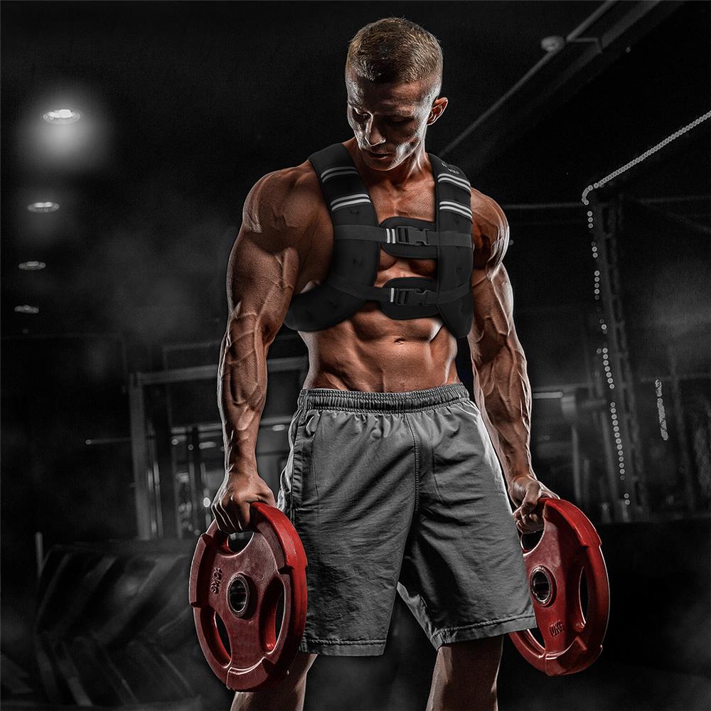 HMS Premium KTO08 Gewichtsweste 8 kg Trainingsweste Fitnessweste
