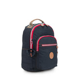 Kipling SEOUL L, Großer Schulrucksack mit 15-Zoll-Laptopfach, 27L, True Navy Combo (blau)