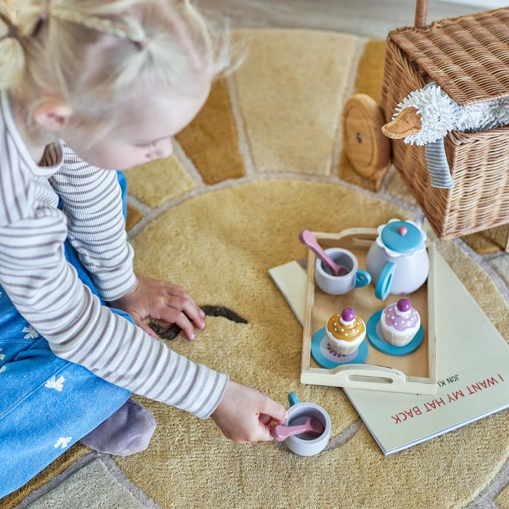 Bloomingville MINI Gentrim Tee Set Holzspielzeug Küche 8-teilig Kinderküche Rollenspiel
