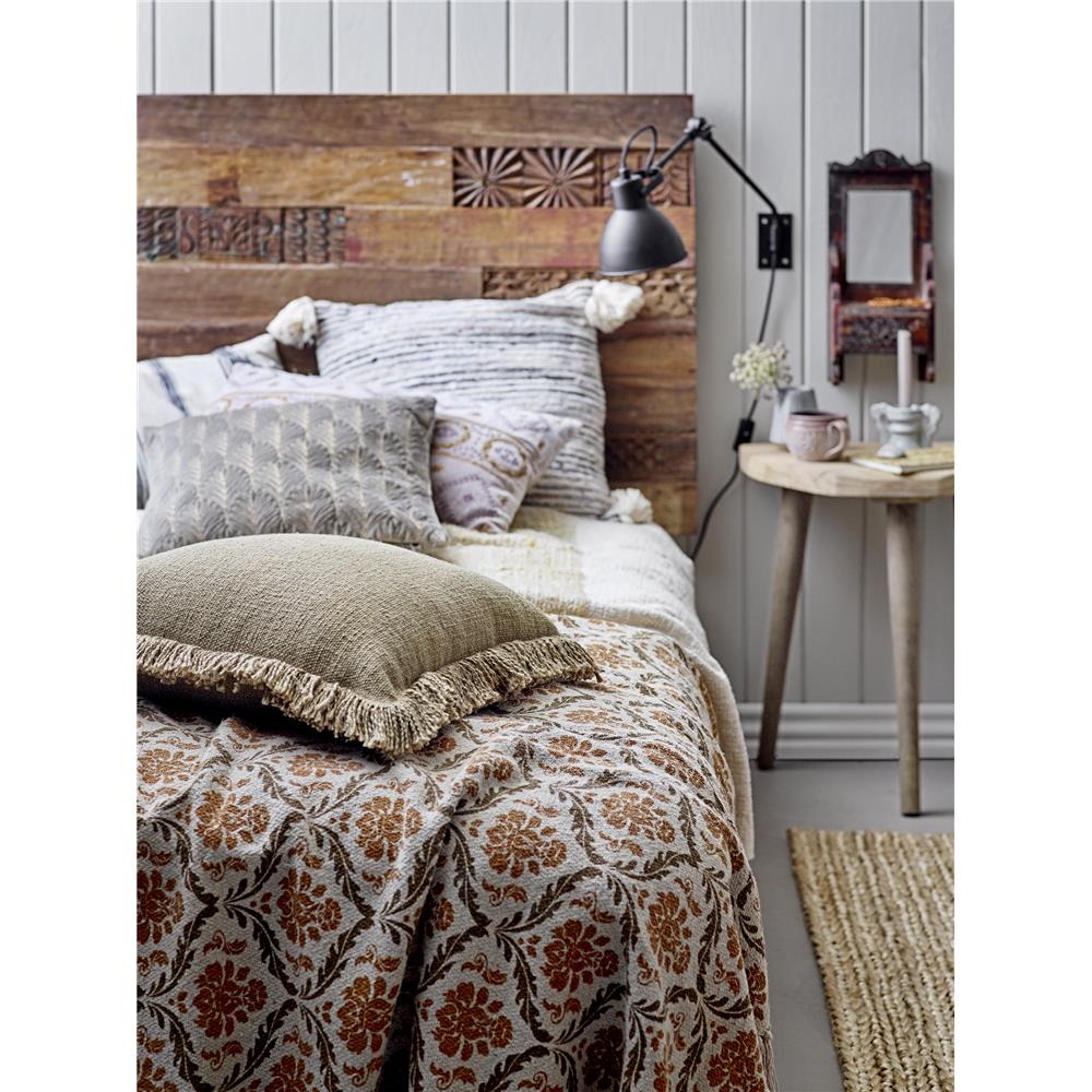 Bloomingville Jehu Kissen, Natur, Baumwolle, 50x50 cm, dänisches Design