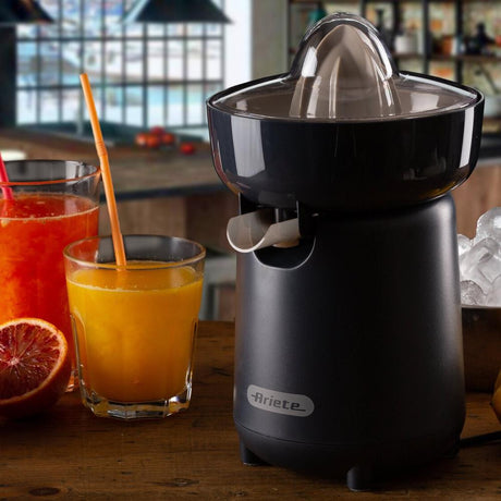 Ariete Breakfast Zitruspresse, Dunkelgrau, Elektrische Saftpresse, Entsafter, Klassisches Design