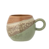 Bloomingville Paula Tasse, Grün, 265ml, Steingut, dänisches Design