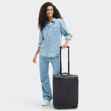 Kipling TEAGAN C, Kleine Reisetasche, Black Noir (schwarz), 33L, Handgepäck, 4-Rollen