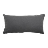 Bloomingville Brechia Kissen, Grau, Baumwolle, 60x30 cm, gestreift, waschbar, dekorativ