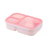 LocknLock To-Go Lunchbox 980 ml, Rosa, 3 Fächer - Mikrowellengeeignet BPA-frei