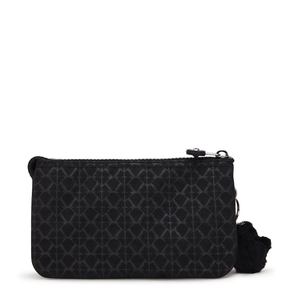 Kipling CREATIVITY L, Clutch, Signature Emb (schwarz), großer Organizer