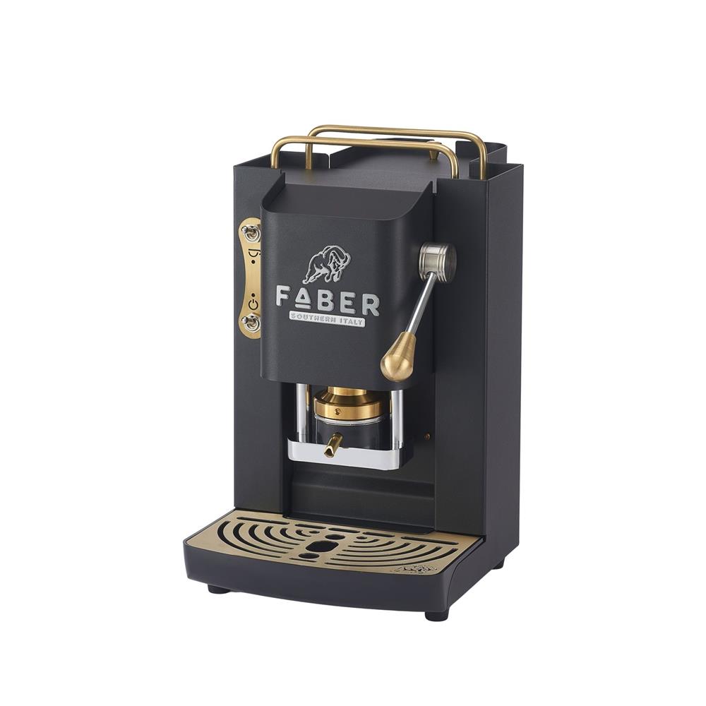 Faber Pro Deluxe 3.0 Black Messing ESE Pad Kaffeemaschine 44 mm