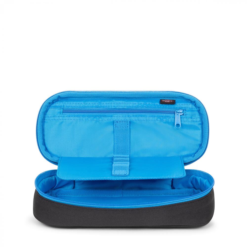 Eastpak OVAL SINGLE, Federmäppchen, Kontrast Bubble (blau), mittelgroße Federmappe, Federtasche