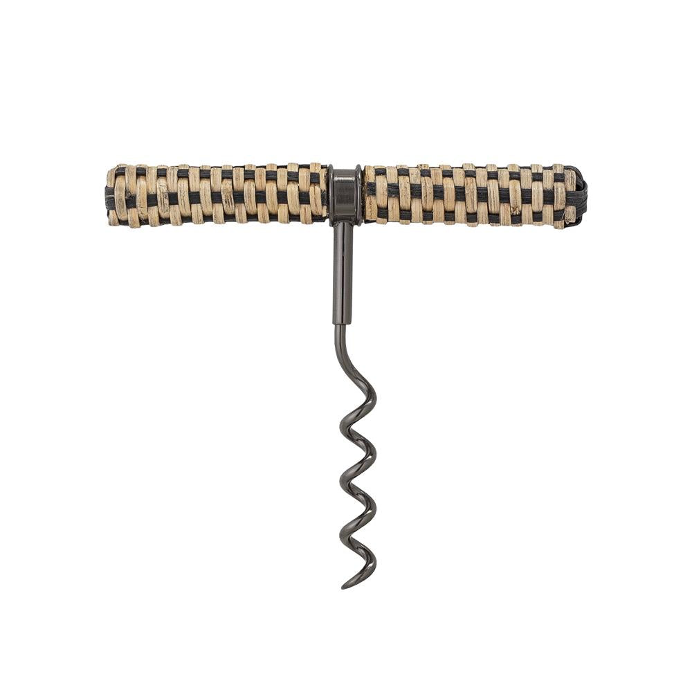 Bloomingville Nafi Korkenzieher, Schwarz, Rostfreier Stahl L12xH1xB10,5 cm